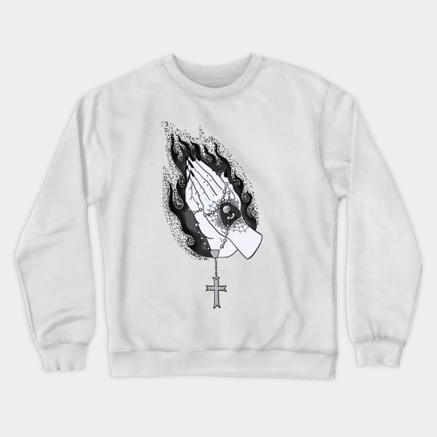 Pray For The Wicked Crewneck Sweatshirt by ACDesigns